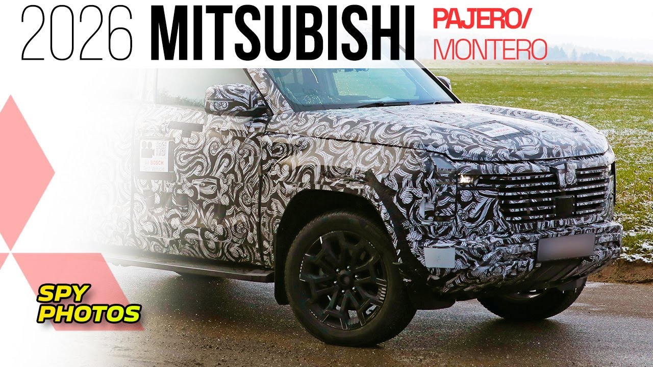 Шпионские фотографии: Mitsubishi Pajero/Montero 2026 года.