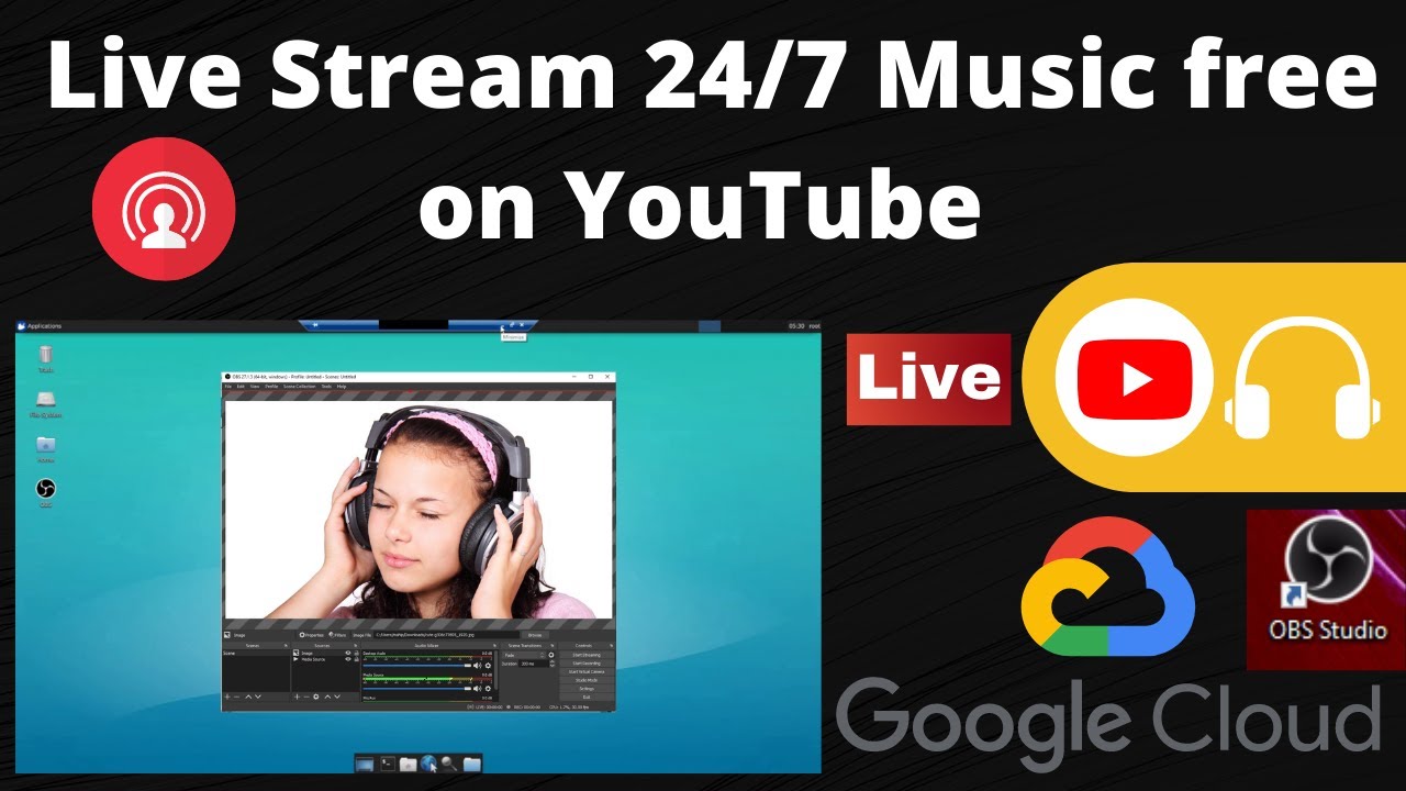 How To Live Stream 24/7 Music on YouTube with Google Cloud Platform | Free VPS for Live Stream