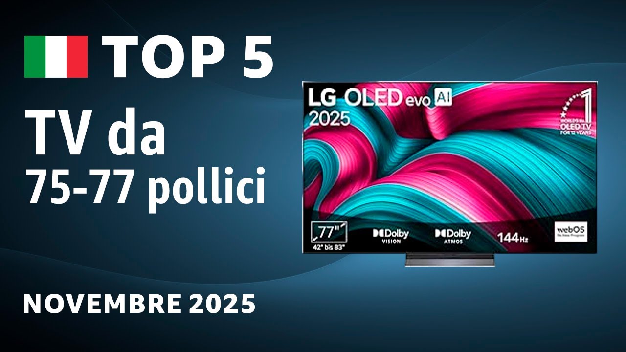 TOP&mdash;5. Migliori TV da 75-77 pollici. Test e confronto novembre 2025