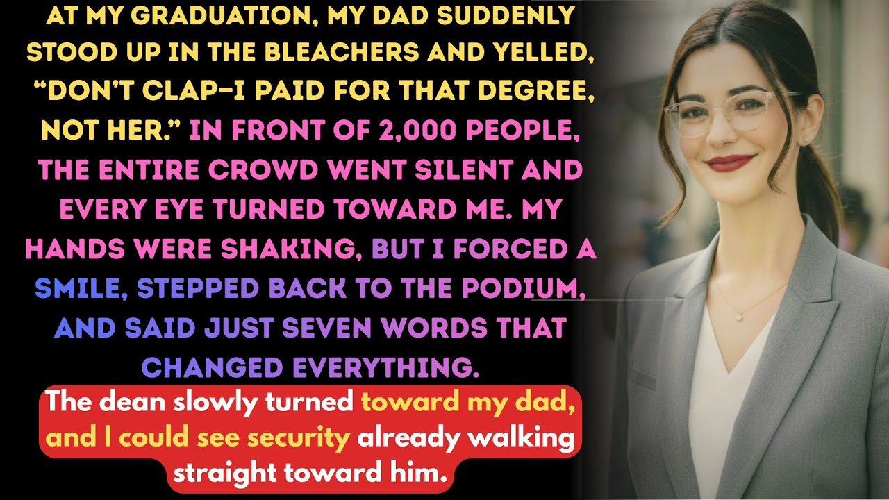 My Father Stole My College Fund and Took Credit for My Success Until I Exposed Him at Graduation...