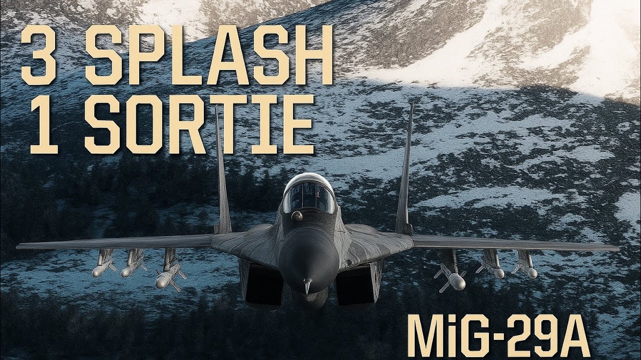 3 splash in 1 PVP sortie! | MIG-29A FF | Growling Sidewinder
