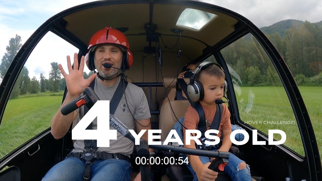 4 Year Old Tries to Hover a Helicopter