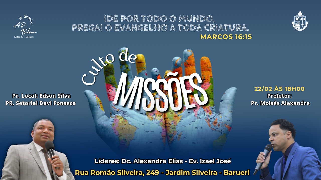 CULTO DE MISSÕES I  22-02-2026