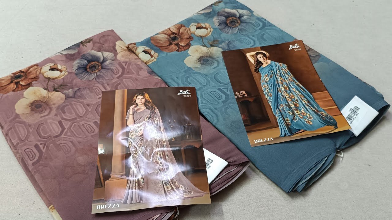 Bela की फूलों वाली saree जो market में सबसे ज्यादा बिकती है।#belasaree #laxmipatisarees #vishalsaree