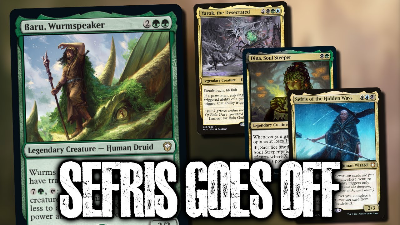 Baru vs Yarok vs Dina vs Sefris | MTGO Commander / EDH Gameplay | tribalkai