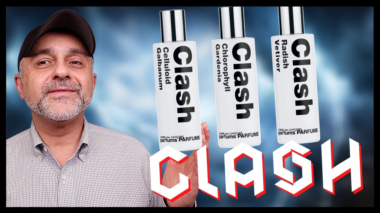 COMME DES GARCONS CLASH SERIES FRAGRANCES PREVIEW: GALBANUM, GARDENIA, VETIVER | USA BOTTLE GVWY