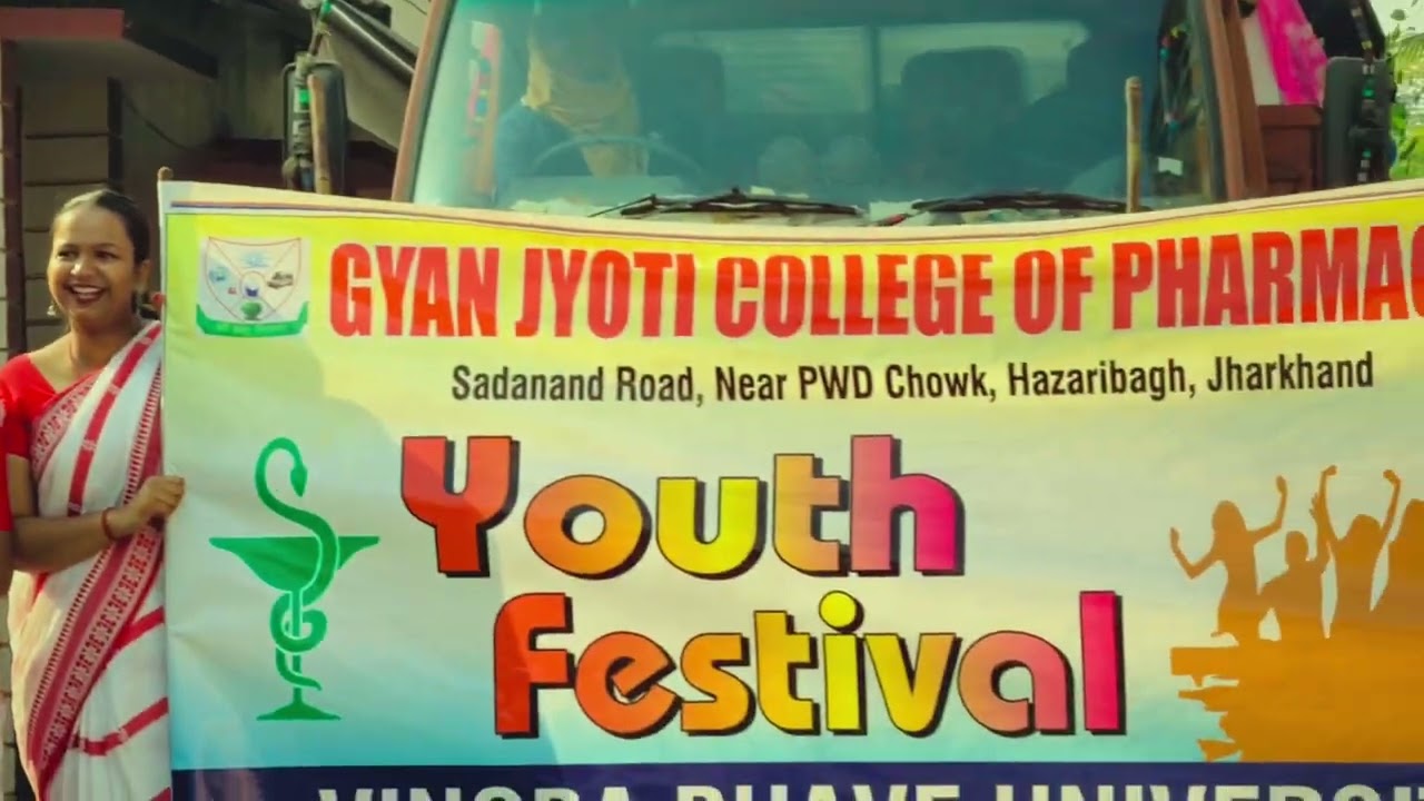 Gyan Jyoti College of Pharmacy Shines at JHOOMAR 2025 Youth Festival | VBU