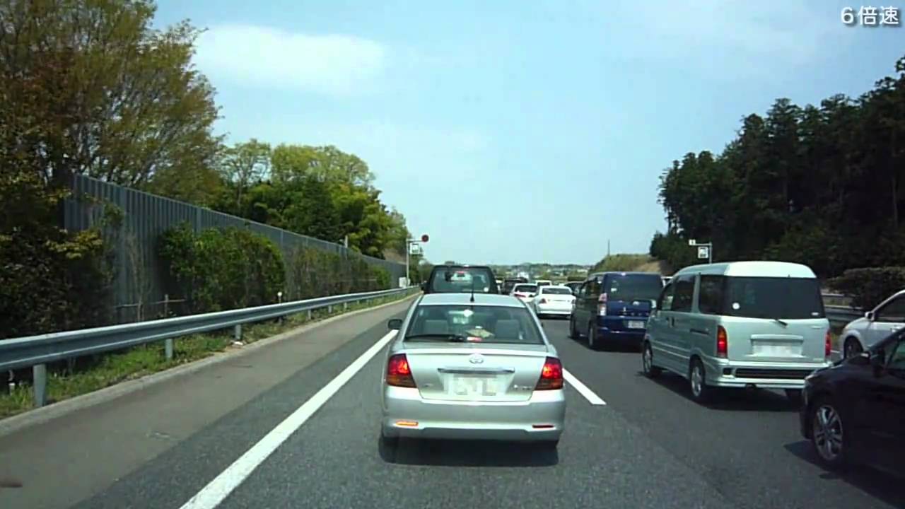 東北道 2/5 （佐野SA～那須高原SA） 6倍速 Tohoku Expressway Tochigi to Nasu