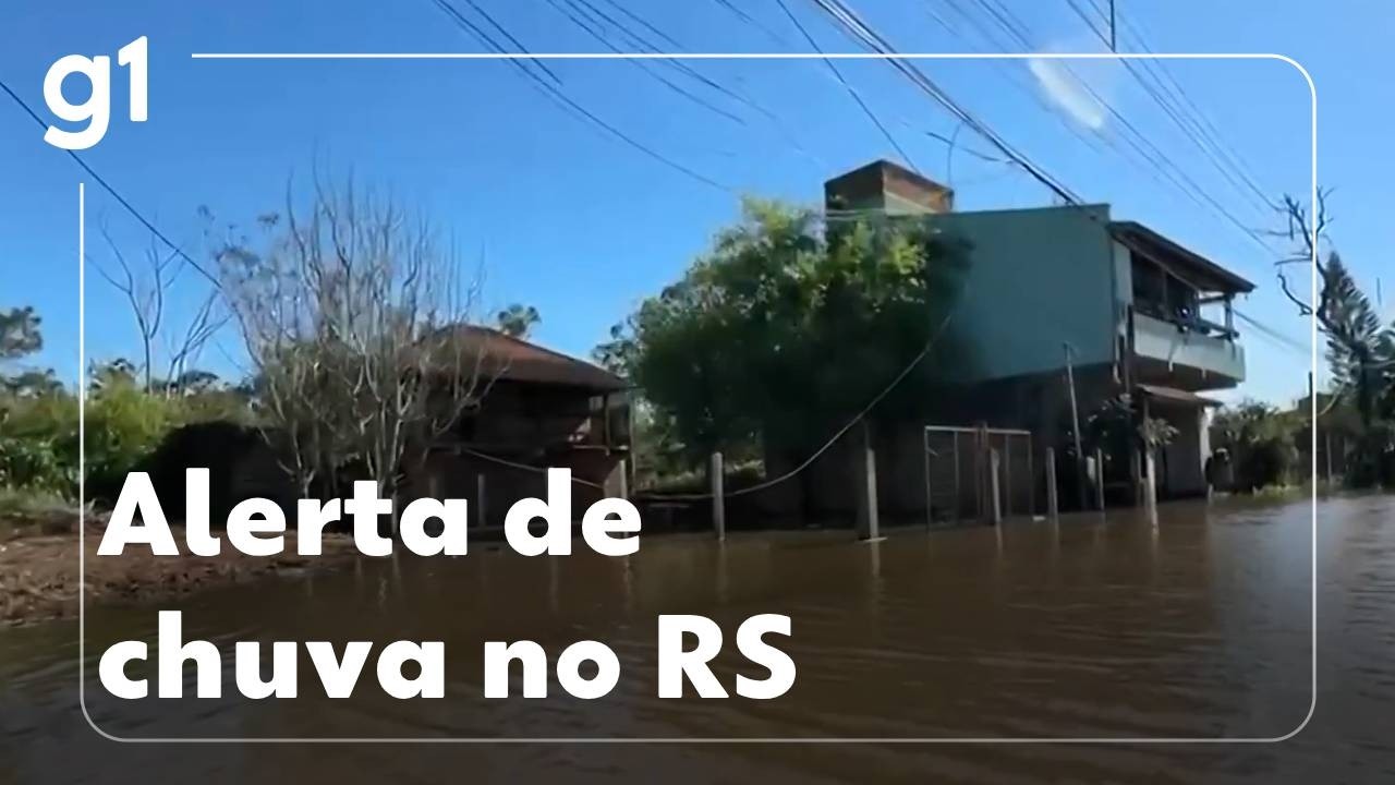 JH: Inmet emite alerta de chuva e ventos fortes no Rio Grande do Sul