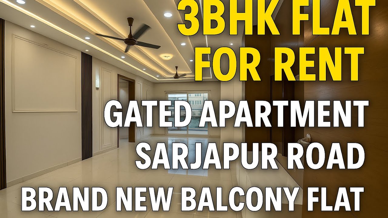 3BHK flat for Rent  in Gated apartment near #hsrlayout #sarjapuraroad #bangalore
