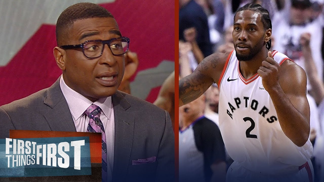 Kawhi's iconic buzzer-beater eliminates 76ers - Cris & Nick react | NBA | FIRST THINGS FIRST