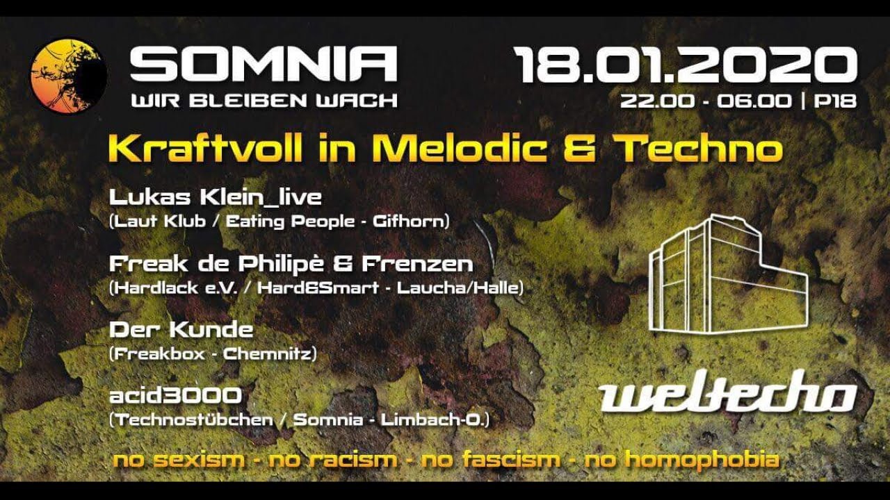 Der Kunde @ Somnia - Weltecho 18-01-2020