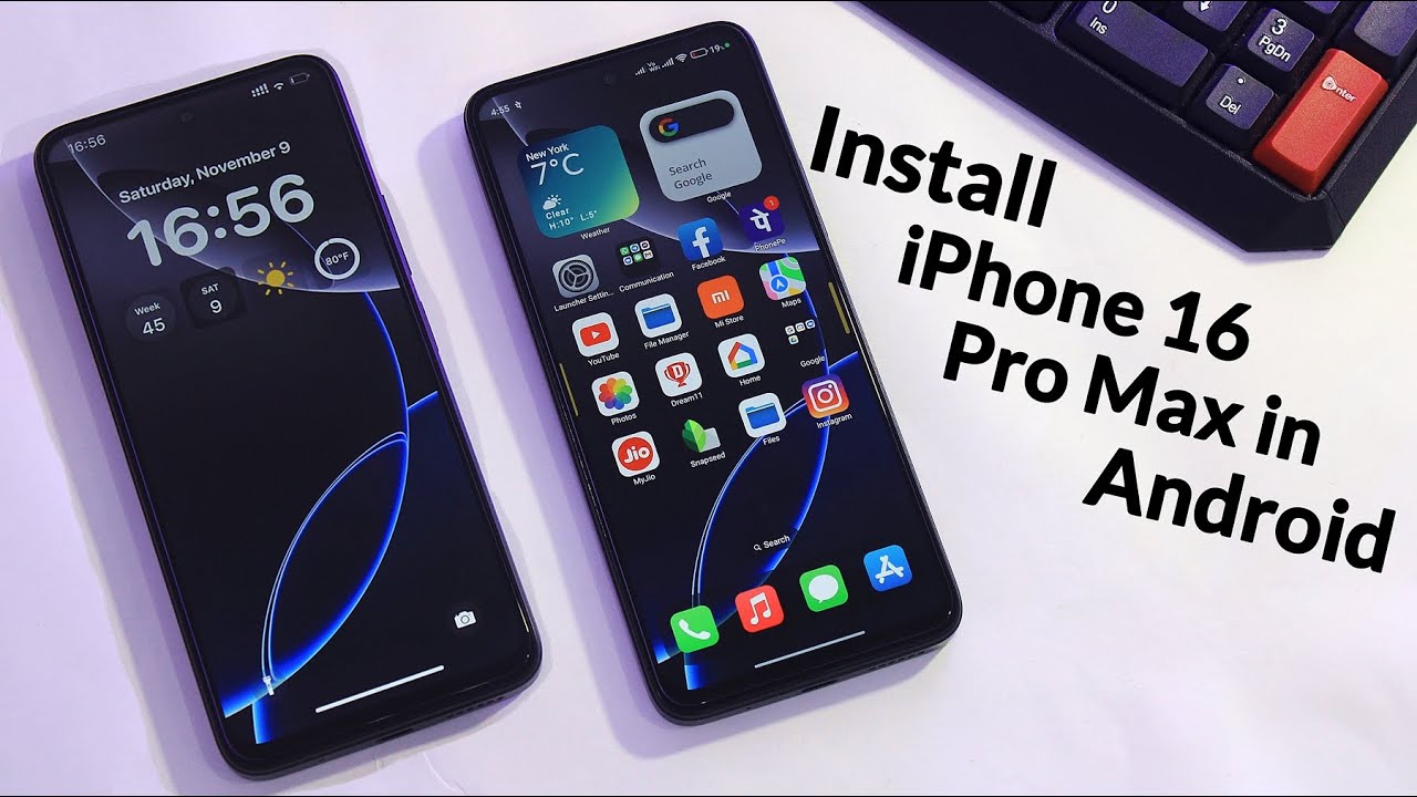 How To Convert Your Android Phone to iPhone 16 Pro Max | Install iOS on Android | iOS 18 Launcher