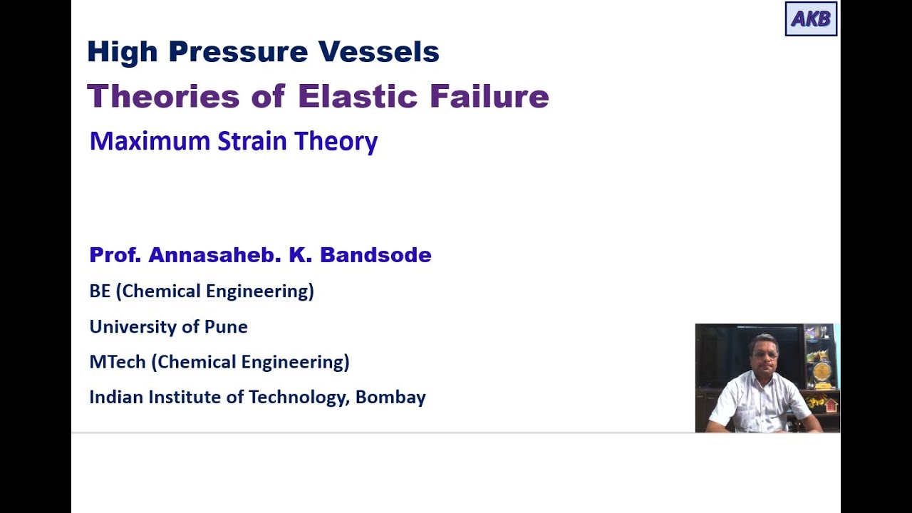 High Pressure Vessels Part 7 Maximum Strain Theory
