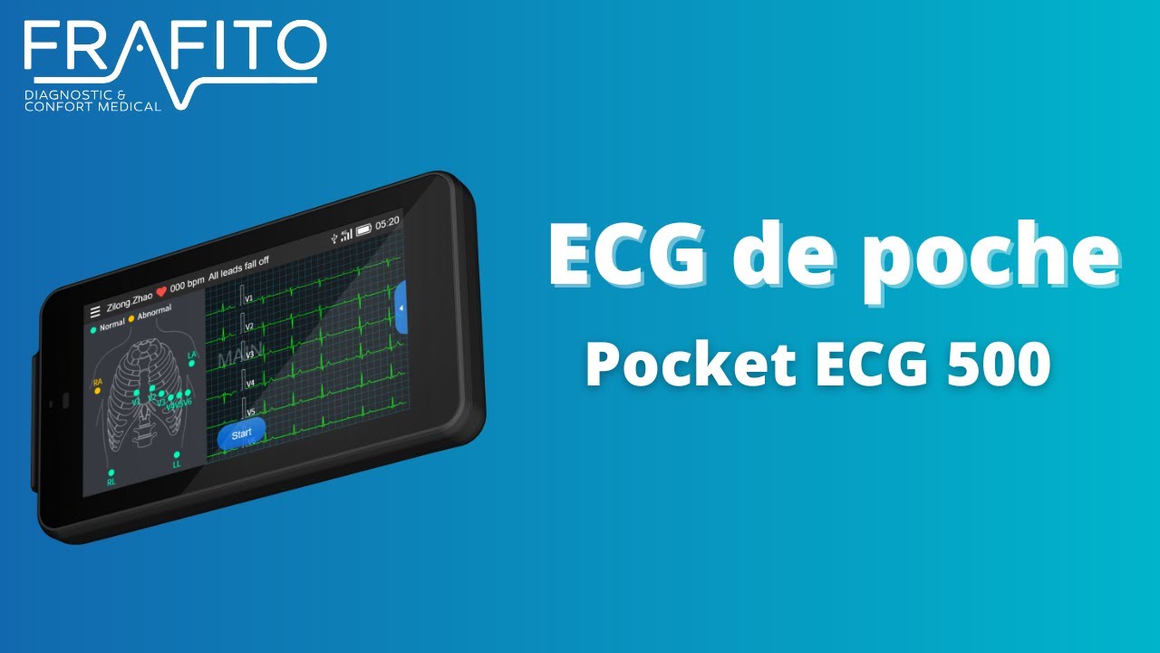 Électrocardiographe de poche Pocket ECG 500 | FRAFITO
