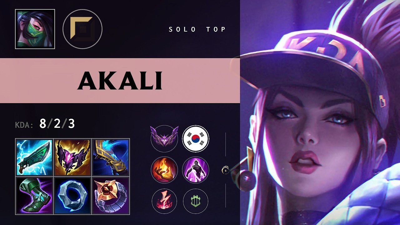 Akali Top vs Yone - KR Master Patch 26.13