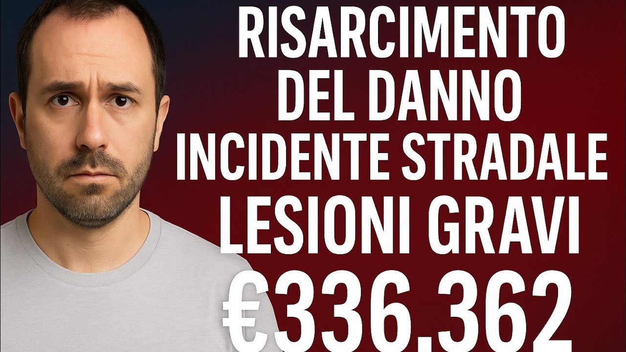 Risarcimento Del Danno Incidente Stradale Lesioni Gravi € 336.362