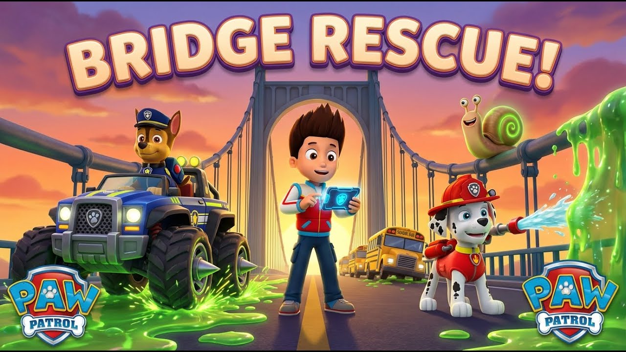 PAW Patrol: Rescue Wheels – The Slippery Snail-Slime Save! 🐌🛞 | Spiked Tires, Giant Snails