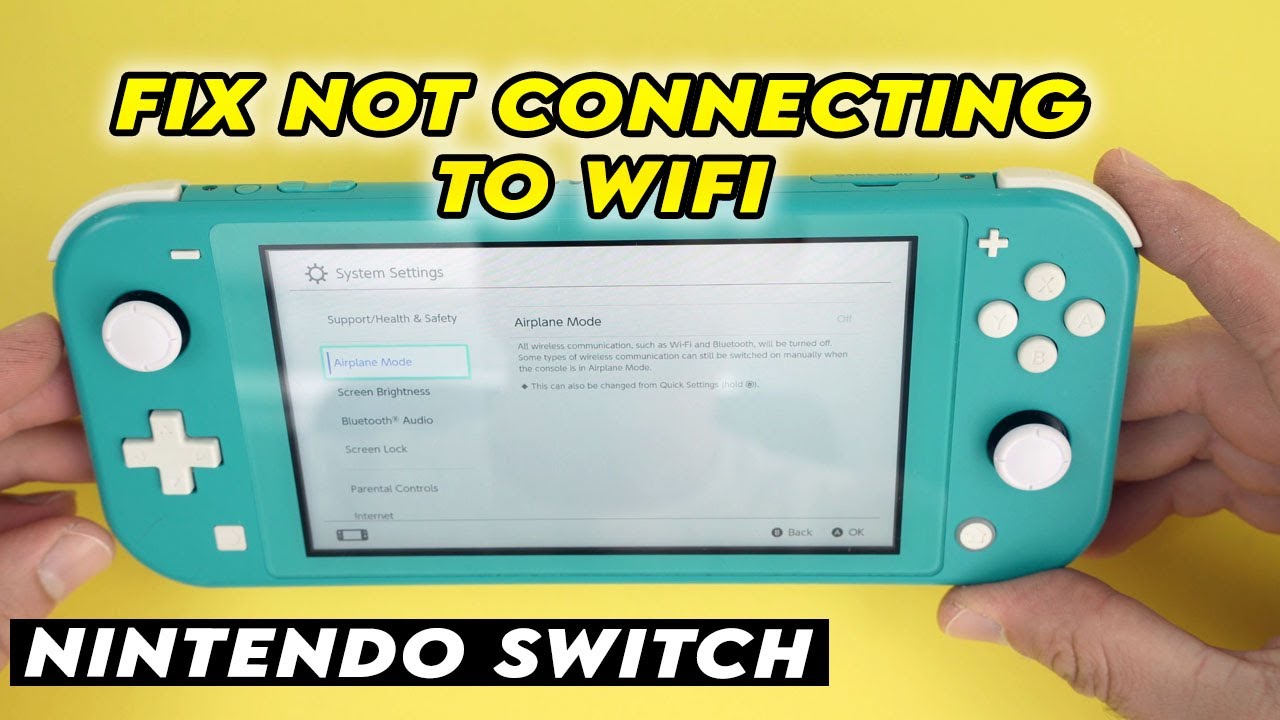 Nintendo Switch: How to Fix Wi-Fi Not Connecting - Internet Problems