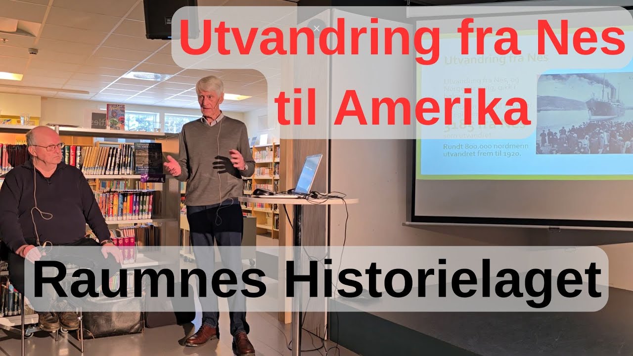 Fredagspåfyll: Utvandring fra Nes til Amerika – Historielaget