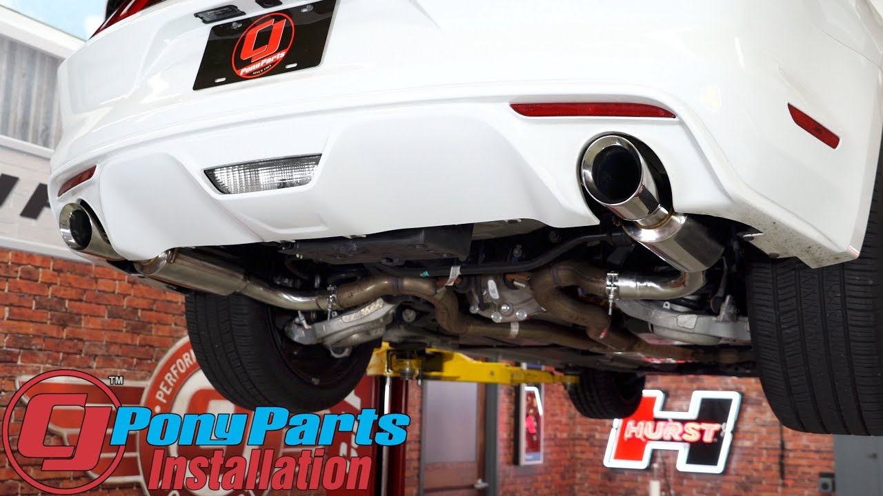 2015-2017 Mustang GT ACCELATEC Axle-Back Exhaust 2-1/2