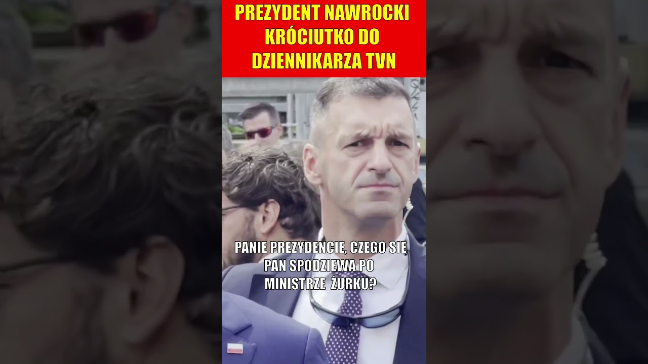 NAWROCKI KR&Oacute;CIUTKO Z DZIENNIKARZAMI TVNU!