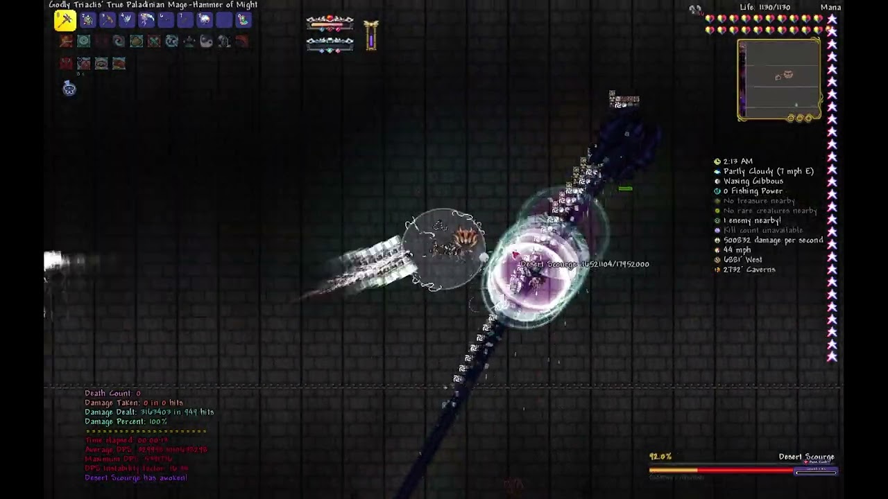 [Calamity Legendary gfb mediumcore] 433. Boss Rush -- killed by a FALLING STAR in the UNDERworld
