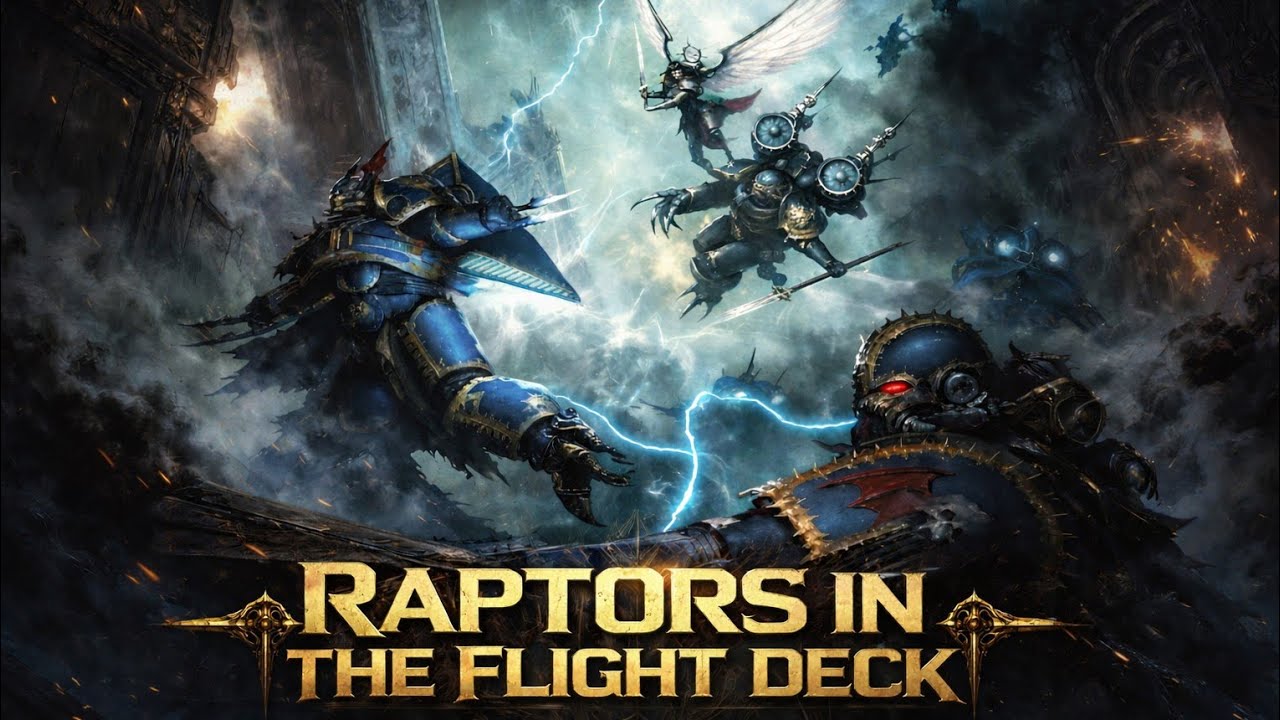 RAPTORS IN THE FLIGHT DECK (OBSIDIAN PRODUCTIONS)(WARHAMMER 40K)(MUSIC)(NIGHT LORDS)