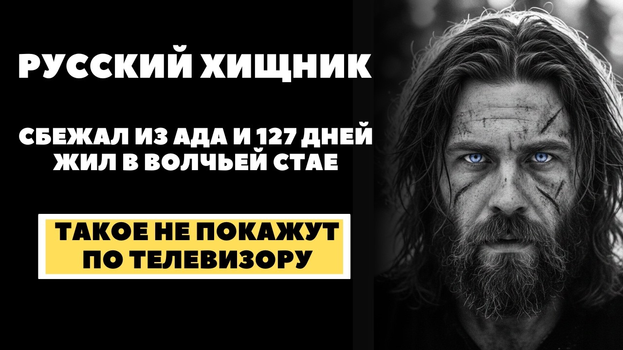 ЧЕЛОВЕК, КОТОРЫЙ СТАЛ ВОЛКОМ: Сбежал из лагеря и выжил среди хищников 127 дней !