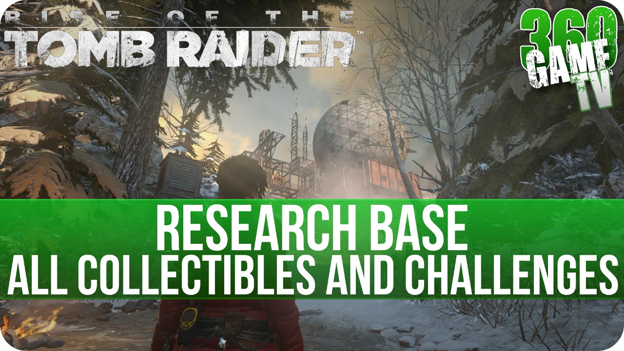 Rise of the Tomb Raider - Research Base - All Collectibles and Scorched Earth Challenge Locations