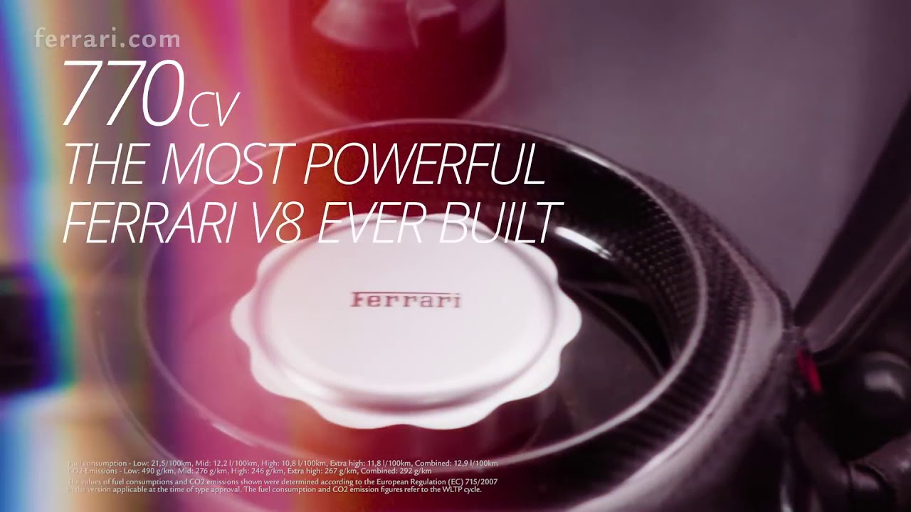 Ferrari-F8 tributo Exhilarating engine
