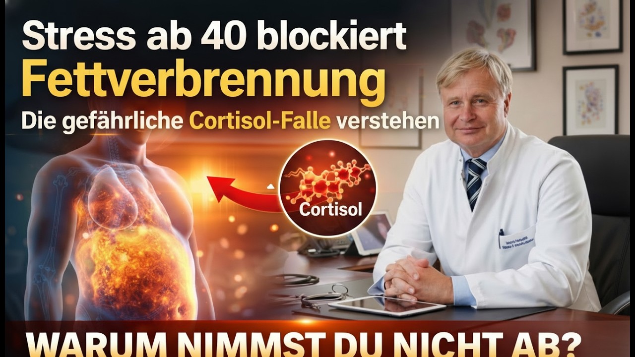 Stress ab 40 blockiert Fettverbrennung: Die gefährliche Cortisol-Falle verstehen