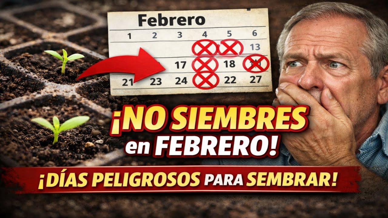 ¡NO SIEMBRES estos días de febrero! 5 Fechas MORTALES que ARRUINARÁN tus semilleros.