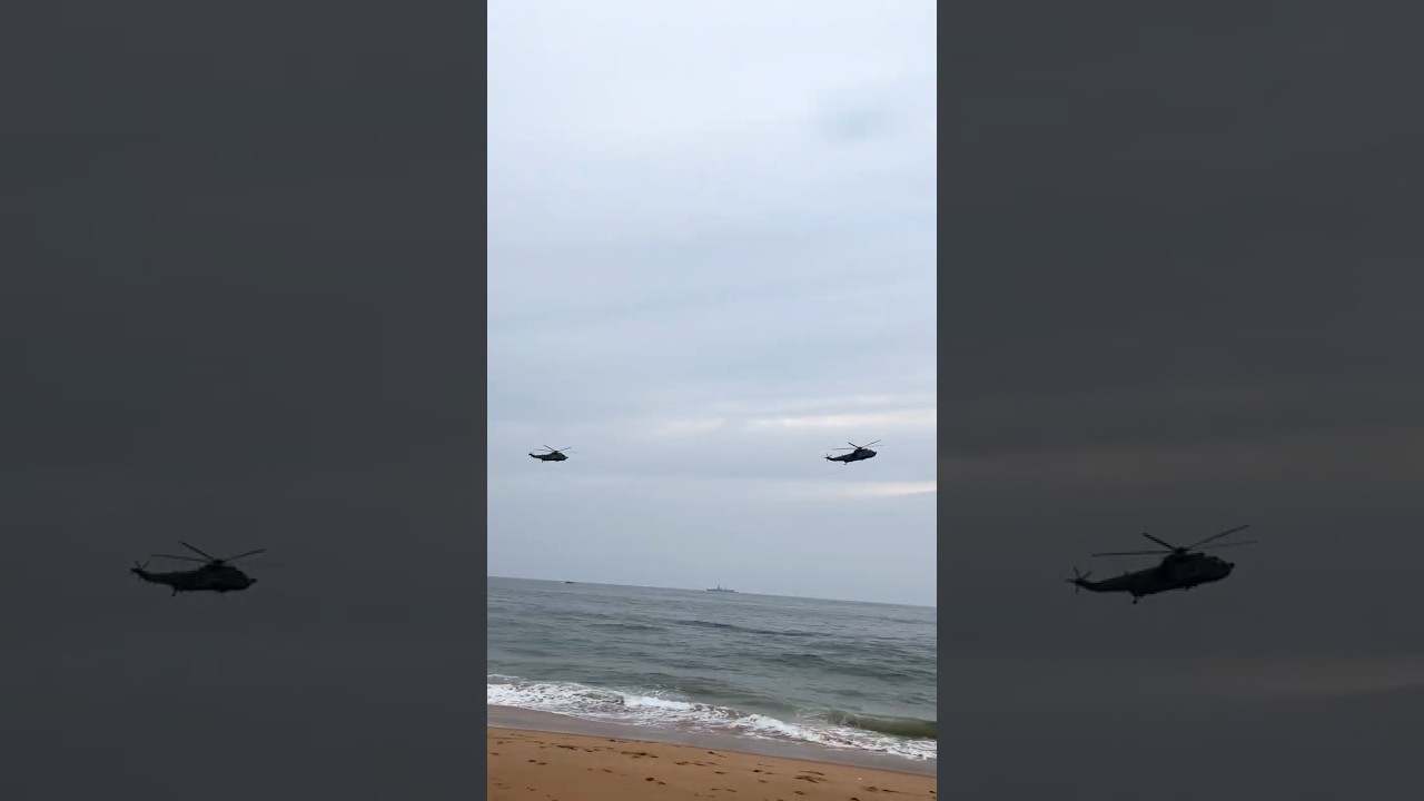 Shanghumugham Beach, Thiruvananthapuram; Navy & Air Force Training Part 3 (4K ULTRAHD HDR10+ 60FPS)