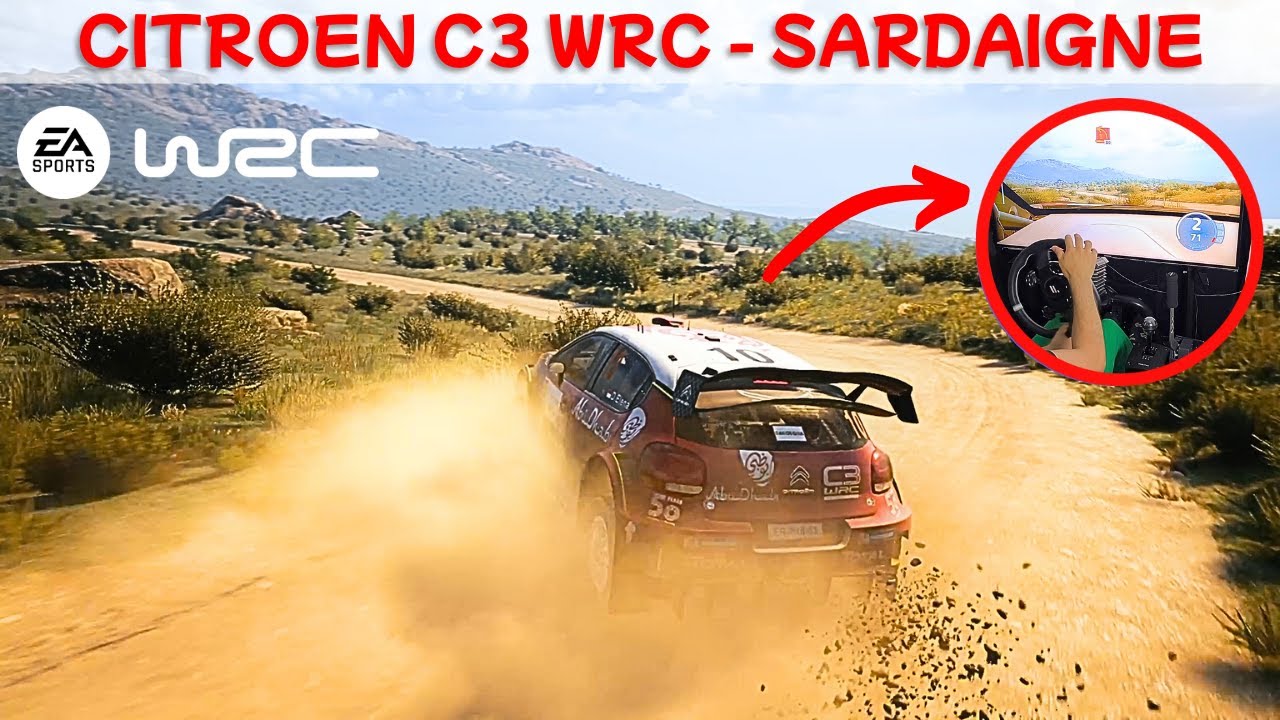 EA WRC : Top 8 mondial en Sardaigne avec ce setup C3 WRC ! 🔥