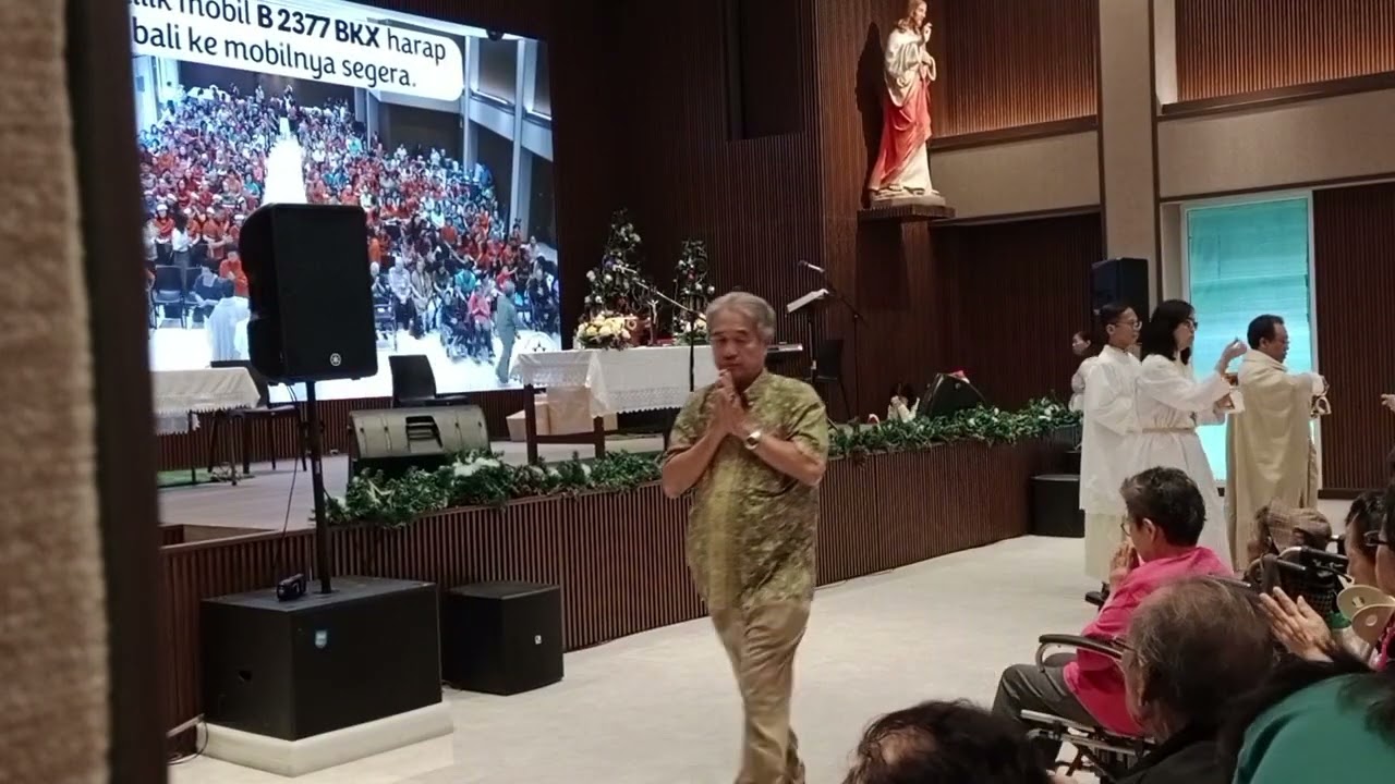 1.4🎄 Misa Natal Elsa - Lansia dipimpin Romo Tarsisius Siswanto MSC 🧑‍🎄 Stella Maris Pluit 5.1.2026☃️