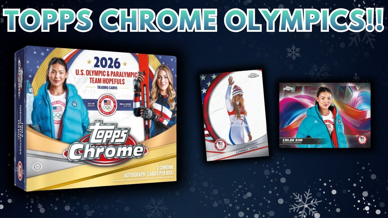 Открытие НОВЫХ зимних Олимпийских игр 2026 года от Topps Chrome!!❄️