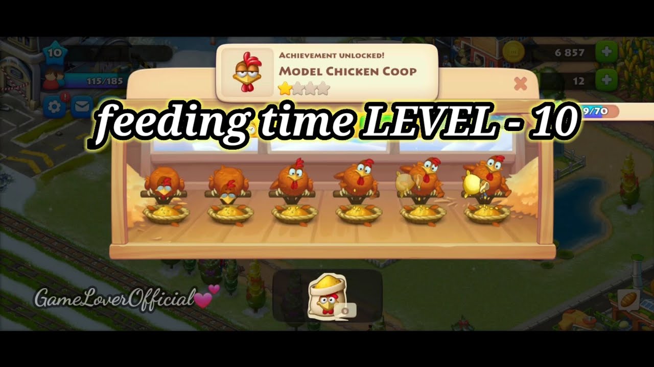 TOWNSHIP LEVEL 10 - feeding time #4 #townshipdotcom