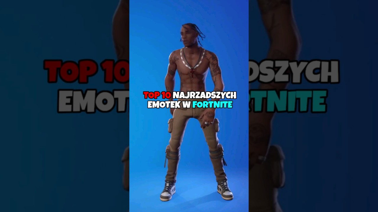 TOP 10 NAJRZADSZYCH EMOTEK W FORTNITE! #fortnite