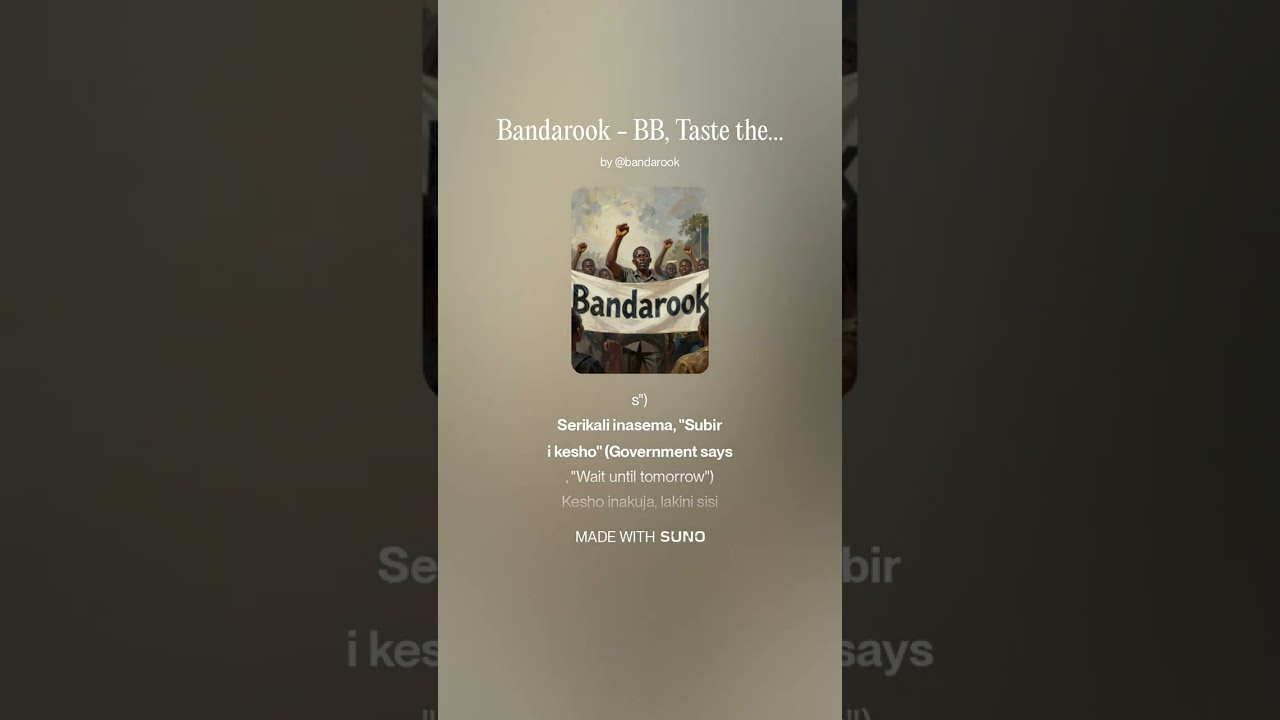 Bandarook - BB, Taste the Wine (LiveVersion)