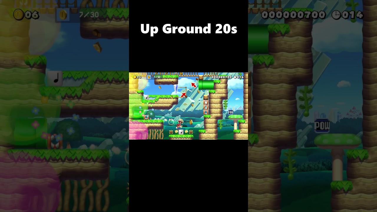 Up ground 20s - Super Mario Maker 2