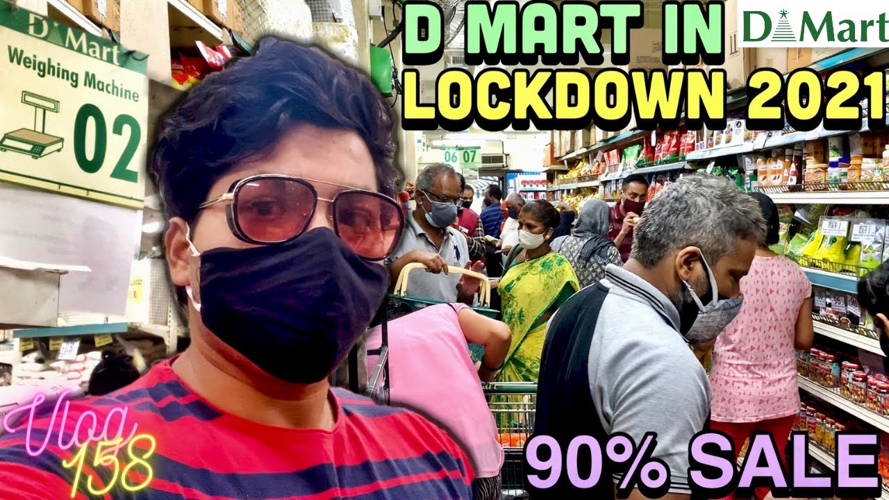 DMART IN LOCKDOWN 2021 😱 | DMART GROCERIES SHOPPING 😍 | INDIA - VLOGS |
