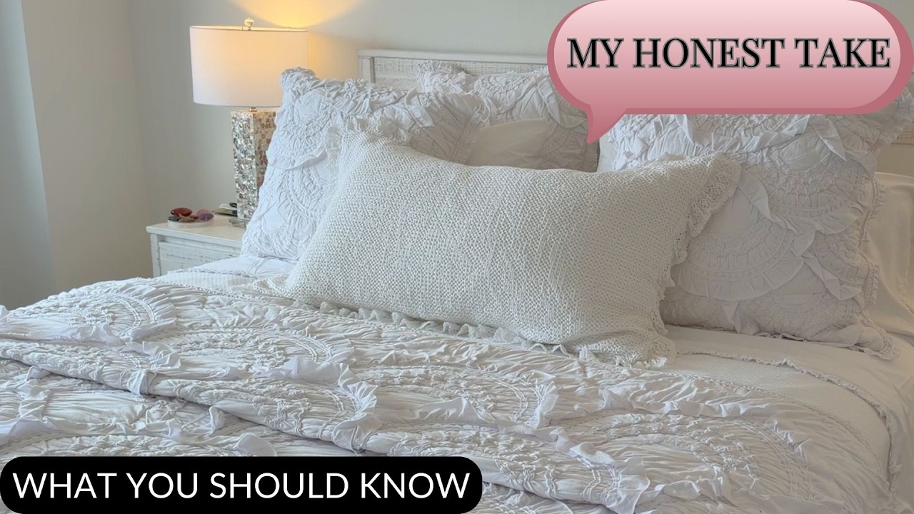 Greenport Grain Solid Wood Platform Bed Review | Queen Size in Brushed White