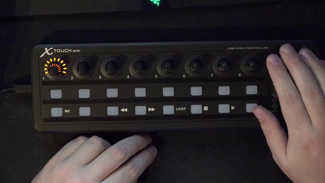 Setting up X-Touch Mini as volume controller