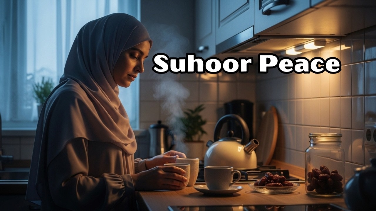Suhoor Time Instrumental 🌅 Soft Islamic Music for Peaceful Pre-Dawn Meal