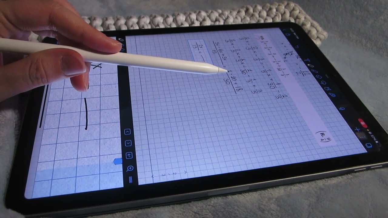 ASMR Ti insegno la matematica - con IPAD | Teaching you math IPAD writing sounds, whispering