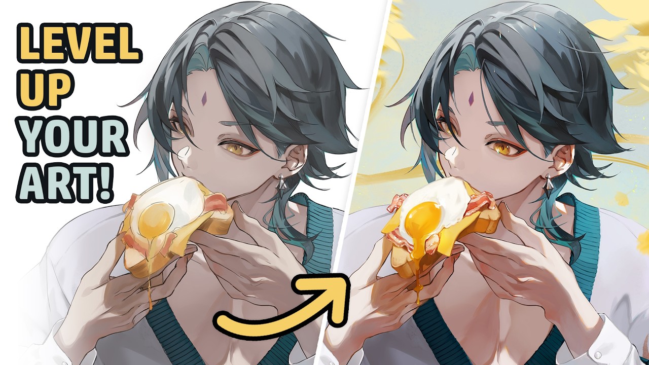 How to Improve Your Art! ✨ Make Your Drawings look Finished in 5 Easy Steps!