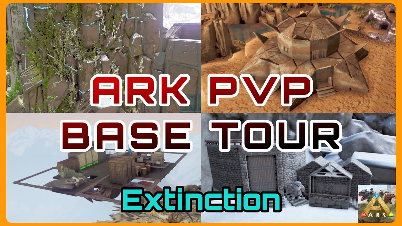 【ARKモバイルPVP】エクスティンクションの拠点紹介！