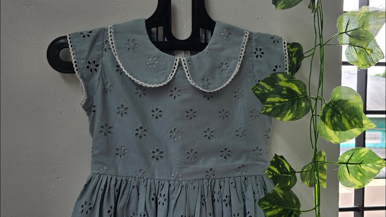 Peter pan collar cutting and stitching for beginners very Easy #fashion #style #sewing #necklace 