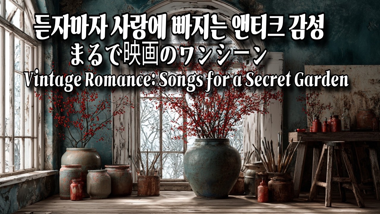 🍷카페에서 듣는 로맨틱한 노래 모음 |카페음악|매장음악|독서음악|사랑노래|고백노래|달달한팝송|playlist|레트로팝|재즈팝